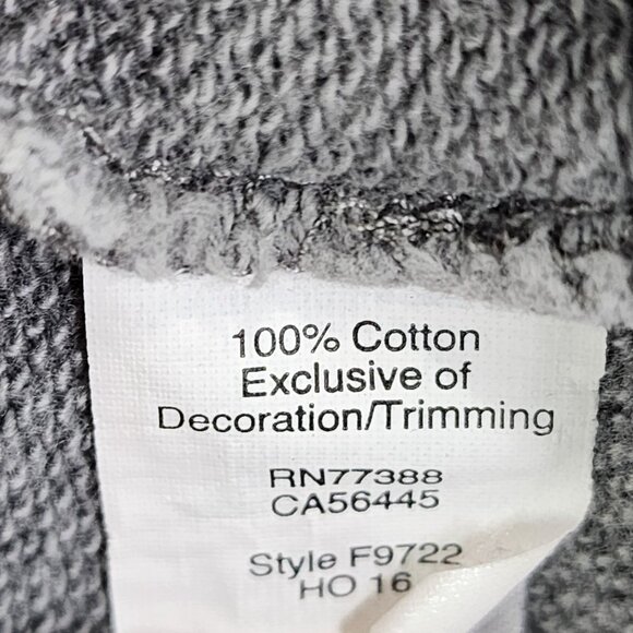 Mens Grey Madewell Cotton Turtleneck Sweatshirt Long Sleeve 100% Cotton Size XS - Picture 7 of 11